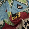 Handmade Turkish Design Wool Kilim 4' 10" x 6' 5" ft / 147 x 196 cm - No. W38074
