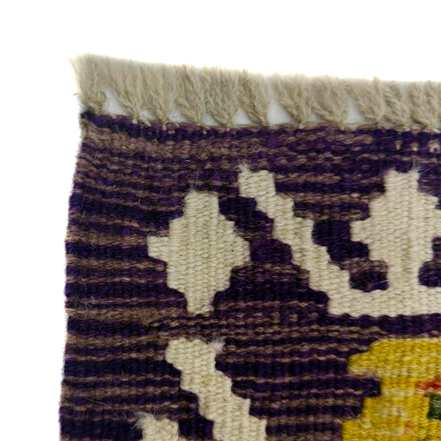 Handmade Turkish Design Wool Kilim 2' 7" x 4' 0" ft / 79 x 123 cm - No. W38090