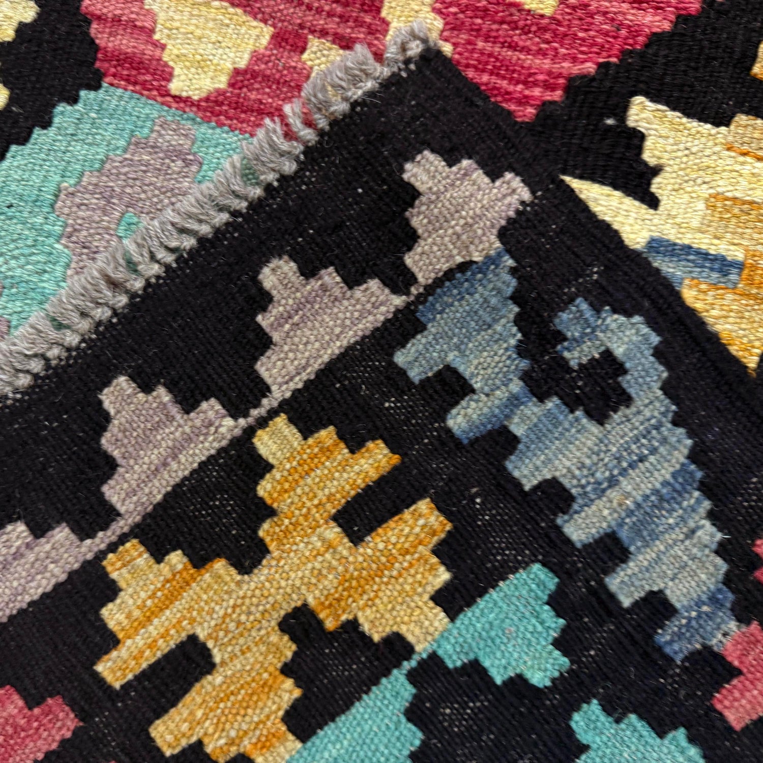 Medium Size Chobi Kilim 6' 4" x 9' 9" ft / 194 x 297 cm - No. W38100