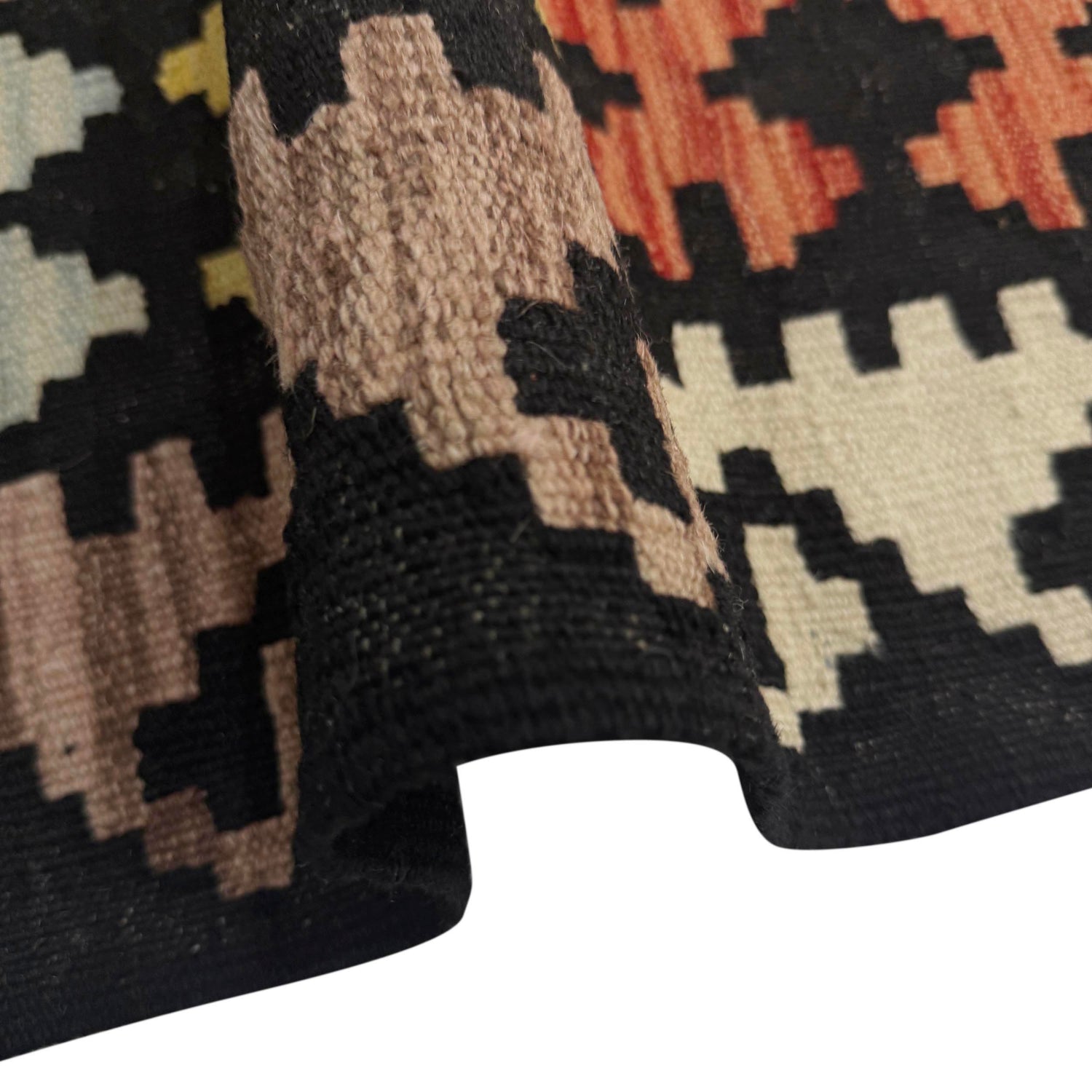 Hand Knotted Flatweave Kilim 6' 4" x 9' 11" ft / 194 x 302 cm - No. W38104