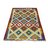 Hand Knotted Flatweave Kilim 2' 10" x 3' 10" ft / 86 x 118 cm - No. W38112