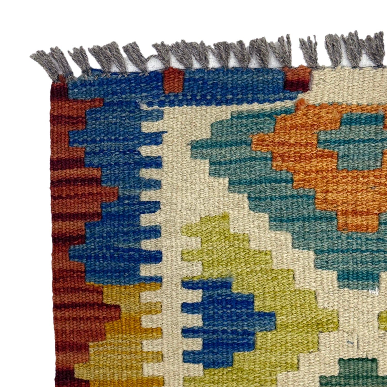 Hand Knotted Flatweave Kilim 2' 10" x 3' 10" ft / 86 x 118 cm - No. W38112