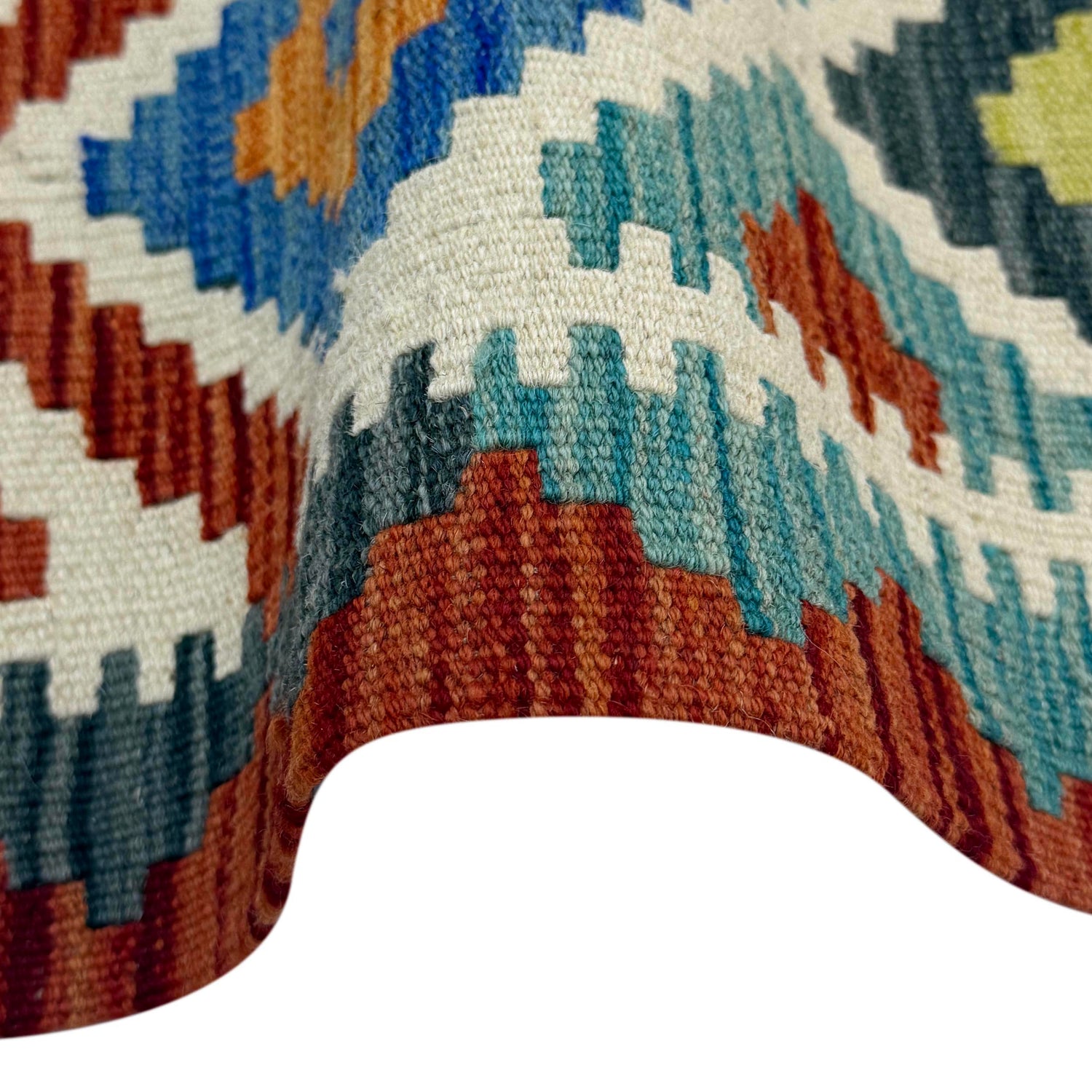 Hand Knotted Flatweave Kilim 2' 10" x 3' 10" ft / 86 x 118 cm - No. W38112