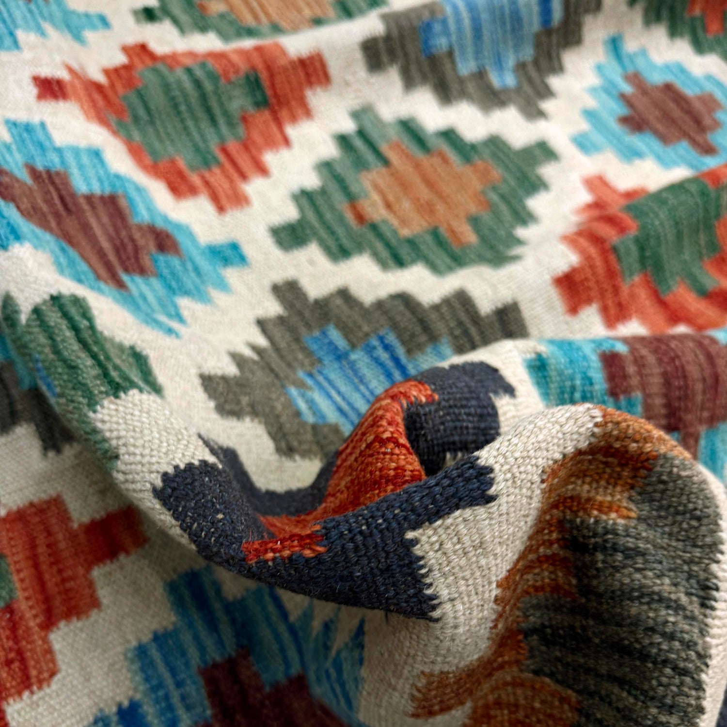 Medium Size Chobi Kilim 4' 9" x 6' 9" ft / 145 x 205 cm - No. W38118