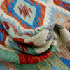 Hand Knotted Flatweave Kilim 4' 11" x 6' 5" ft / 151 x 195 cm - No. W38126