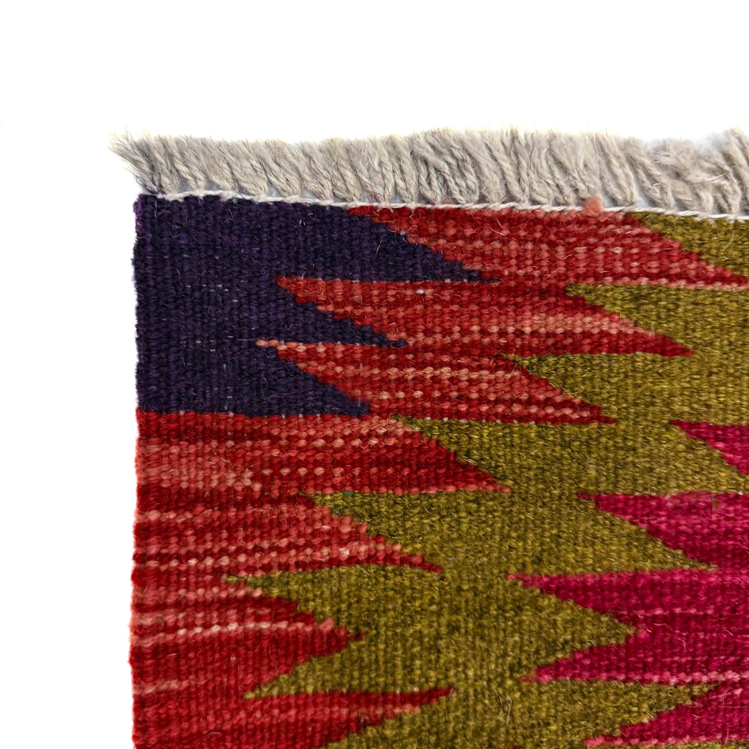 Handmade Afghan Vegetable Kilim 3' 5" x 4' 10" ft / 103 x 147 cm - No. W38148
