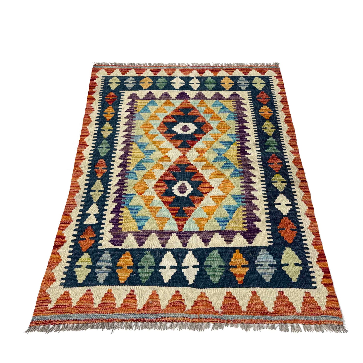 Small Size Chobi Kilim 2' 7" x 4' 0" ft / 80 x 121 cm - No. W38161