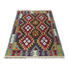 Hand Knotted Flatweave Kilim 2' 11" x 4' 2" ft / 88 x 127 cm - No. W38162
