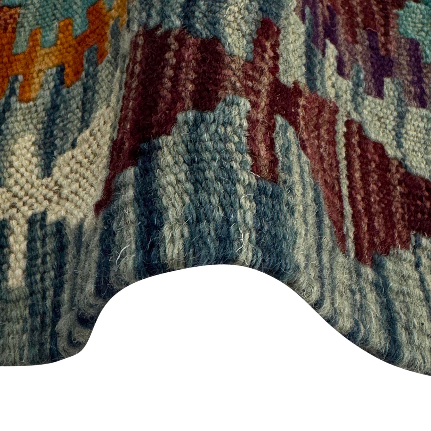 Hand Knotted Flatweave Kilim 2' 11" x 4' 2" ft / 88 x 127 cm - No. W38162