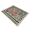 Handmade Afghan Vegetable Kilim 4' 10" x 6' 4" ft / 147 x 193 cm - No. W38195