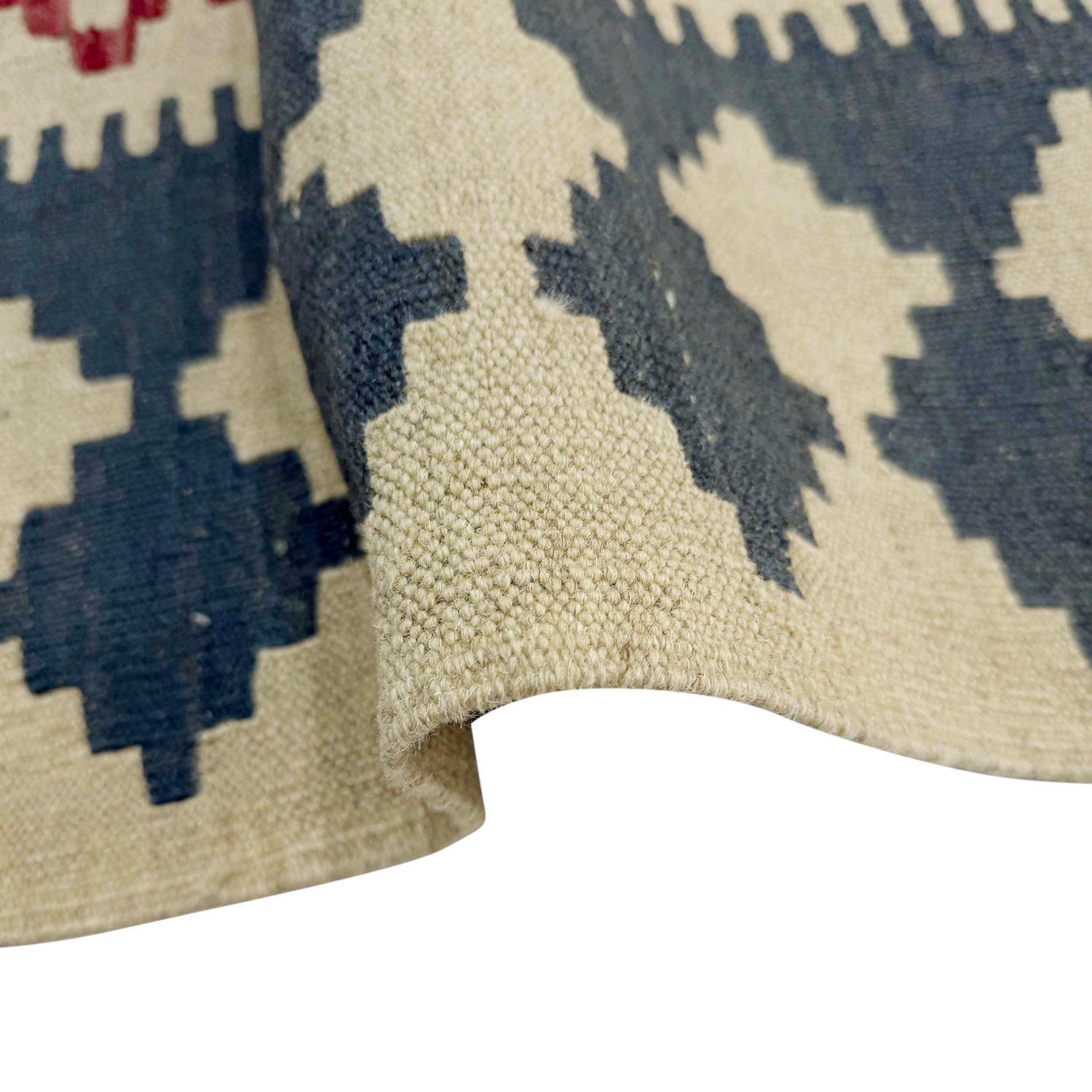 Handmade Afghan Vegetable Kilim 4' 10" x 6' 4" ft / 147 x 193 cm - No. W38195