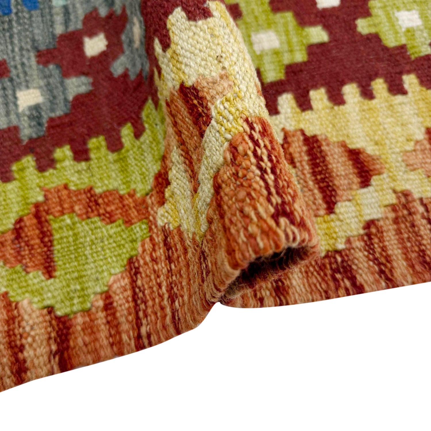 Hand Made Afghan Kilim 4' 11" x 6' 7" ft / 150 x 200 cm - No. W38207