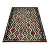 Hand Knotted Afghan Style Kilim 6' 5" x 9' 7" ft / 196 x 292 cm - No. W38229