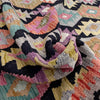 Handmade Turkish Design Wool Kilim 6' 8" x 9' 9" ft / 204 x 298 cm - No. W38231