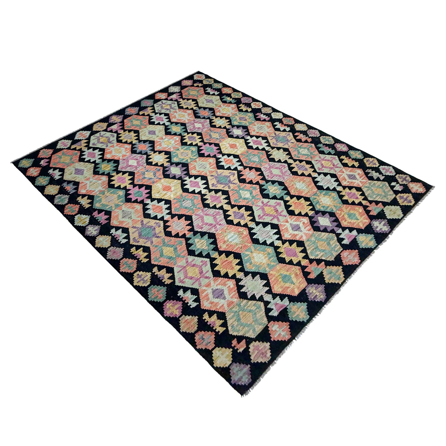 Medium Size Chobi Kilim 6' 8" x 9' 7" ft / 202 x 293 cm - No. W38232