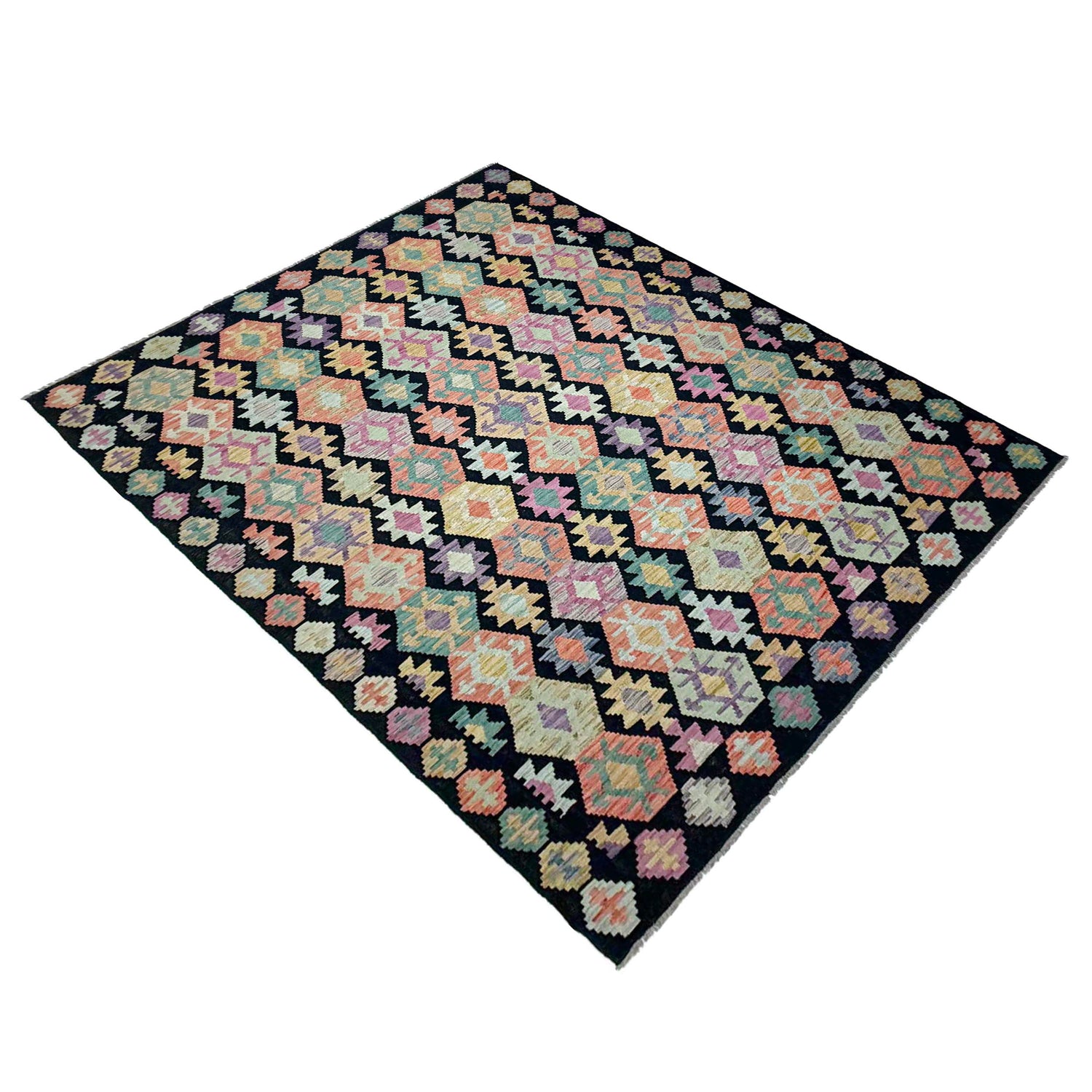 Medium Size Chobi Kilim 6' 8" x 9' 7" ft / 202 x 293 cm - No. W38232
