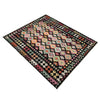 Hand Knotted Flatweave Kilim 6' 5" x 9' 8" ft / 196 x 295 cm - No. W38233