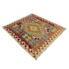 Hand Made Afghan Kilim 3' 5" x 3' 8" ft / 103 x 112 cm - No. W38237