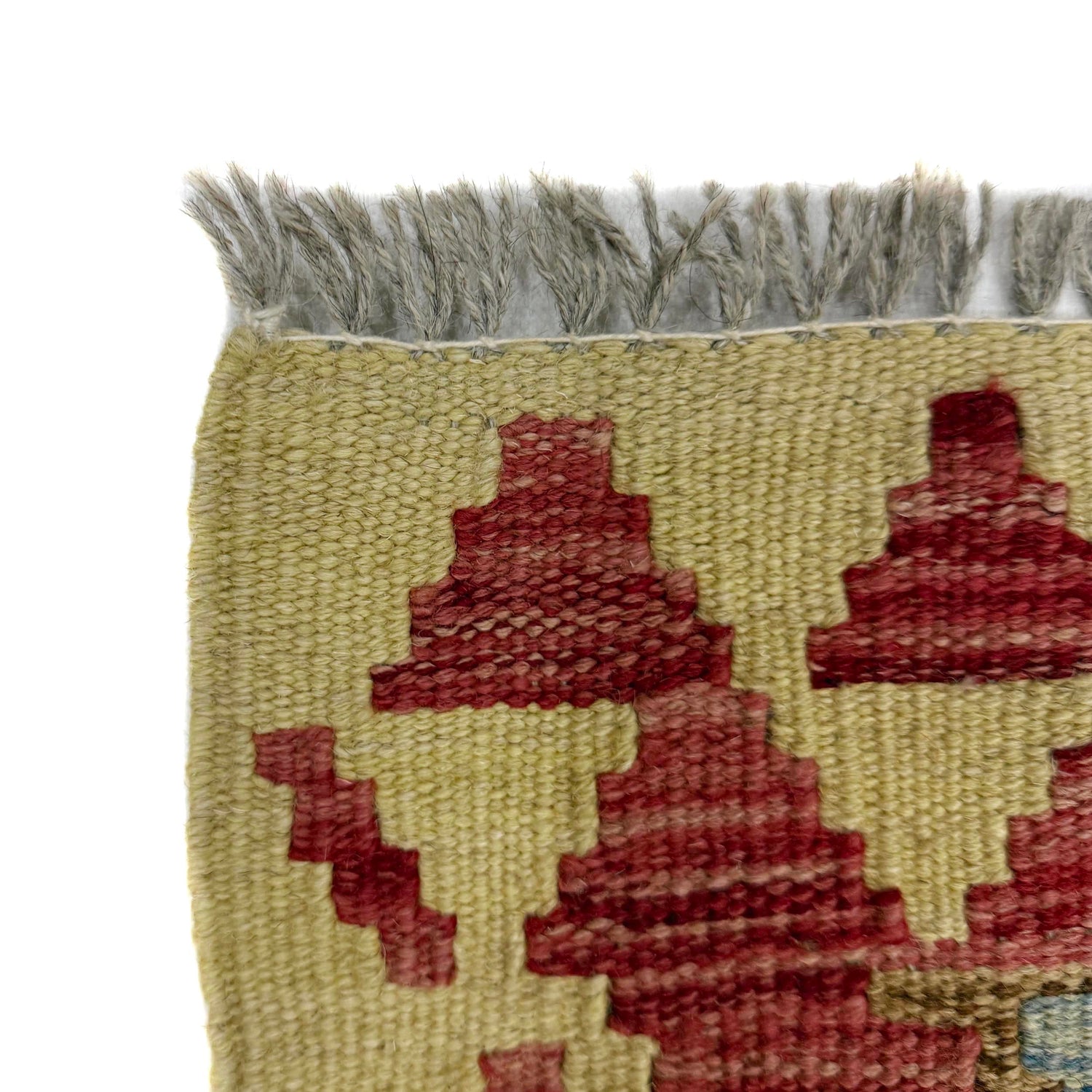 Hand Made Afghan Kilim 3' 5" x 3' 8" ft / 103 x 112 cm - No. W38237