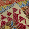 Hand Made Afghan Kilim 3' 5" x 3' 8" ft / 103 x 112 cm - No. W38237