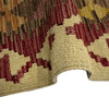 Hand Made Afghan Kilim 3' 5" x 3' 8" ft / 103 x 112 cm - No. W38237