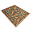 Handmade Vegetable Kilim 3' 3" x 3' 10" ft / 98 x 116 cm - No. W38243