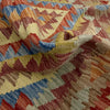 Handmade Vegetable Kilim 3' 3" x 3' 10" ft / 98 x 116 cm - No. W38243
