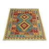 Handmade Vegetable Kelim 3' 5" x 4' 1" ft / 104 x 125 cm - No. W38244