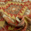 Hand Woven Wool Kelim 3' 7" x 4' 5" ft / 108 x 134 cm - No. W38247