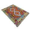 Handmade Turkish Design Wool Kilim 2' 9" x 3' 10" ft / 84 x 116 cm - No. W38561
