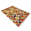 Hand Made Afghan Kilim 3' 10" x 5' 10" ft / 118 x 179 cm - No. W38938