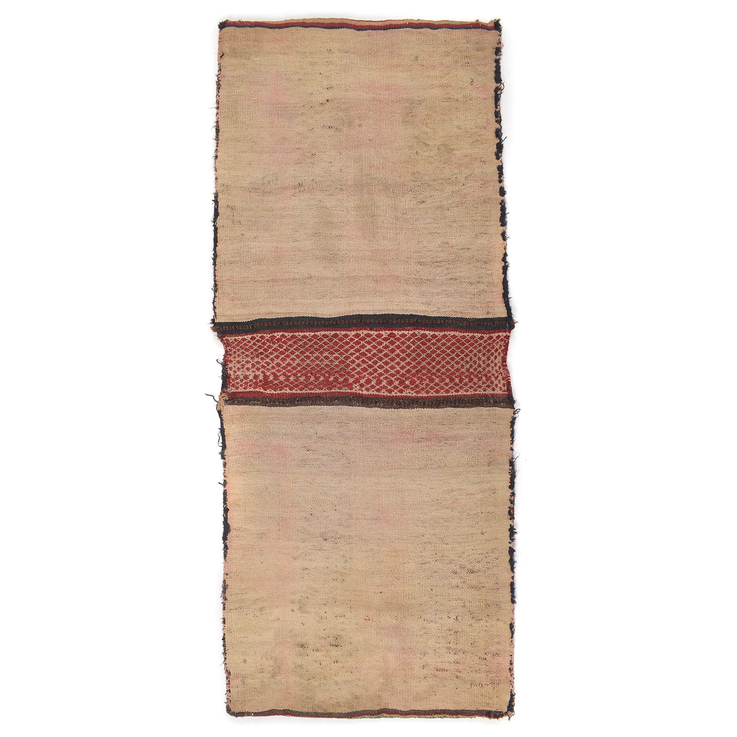 Hand Knotted Saddle Bag Area Kilim 1' 8" x 4' 1" ft / 51 x 125 cm - No. Y11868