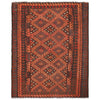 Flatweave Red Kilim 6' 7" x 8' 4" ft / 200 x 254 cm - No. Y11881