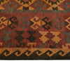 Flatweave Red Kilim 6' 7" x 8' 8" ft / 201 x 265 cm - No. Y11884