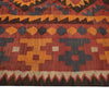 Flatweave Red Kilim 6' 5" x 8' 2" ft / 195 x 248 cm - No. Y11885