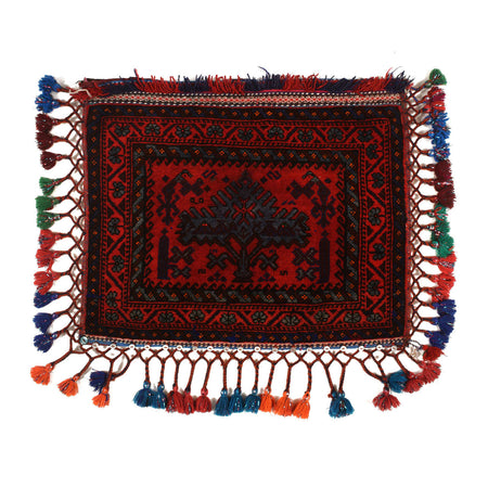 Arabic Style Floor Cushion Carpet 1' 9" x 2' 2" ft / 54 x 65 cm - No. Y11945