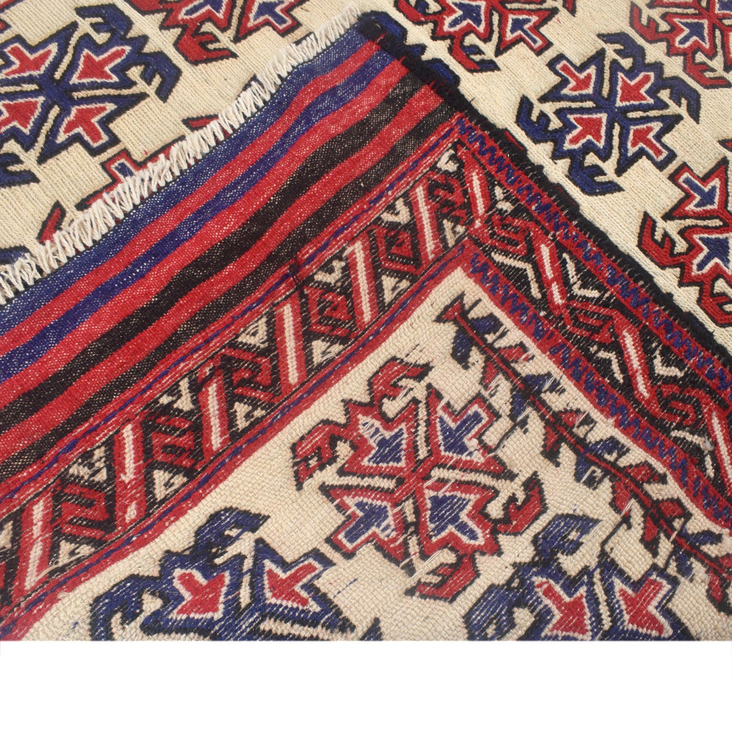 Handmade Flatweave Kilim 4' 9" x 6' 1" ft / 145 x 185 cm - No. Y12465