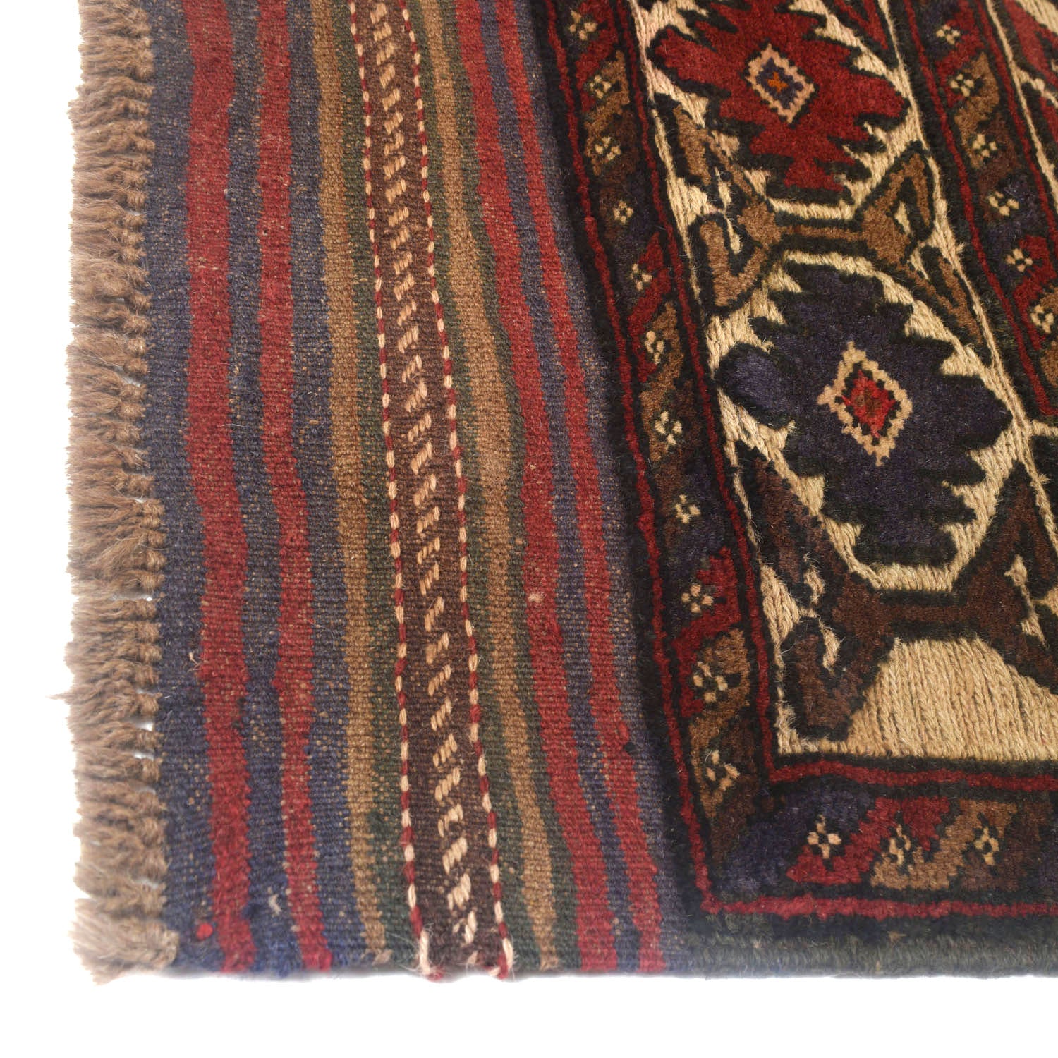 Handmade Barjista Kilim Rug 4' 2" x 6' 1" ft / 128 x 185 cm - No. Y12518