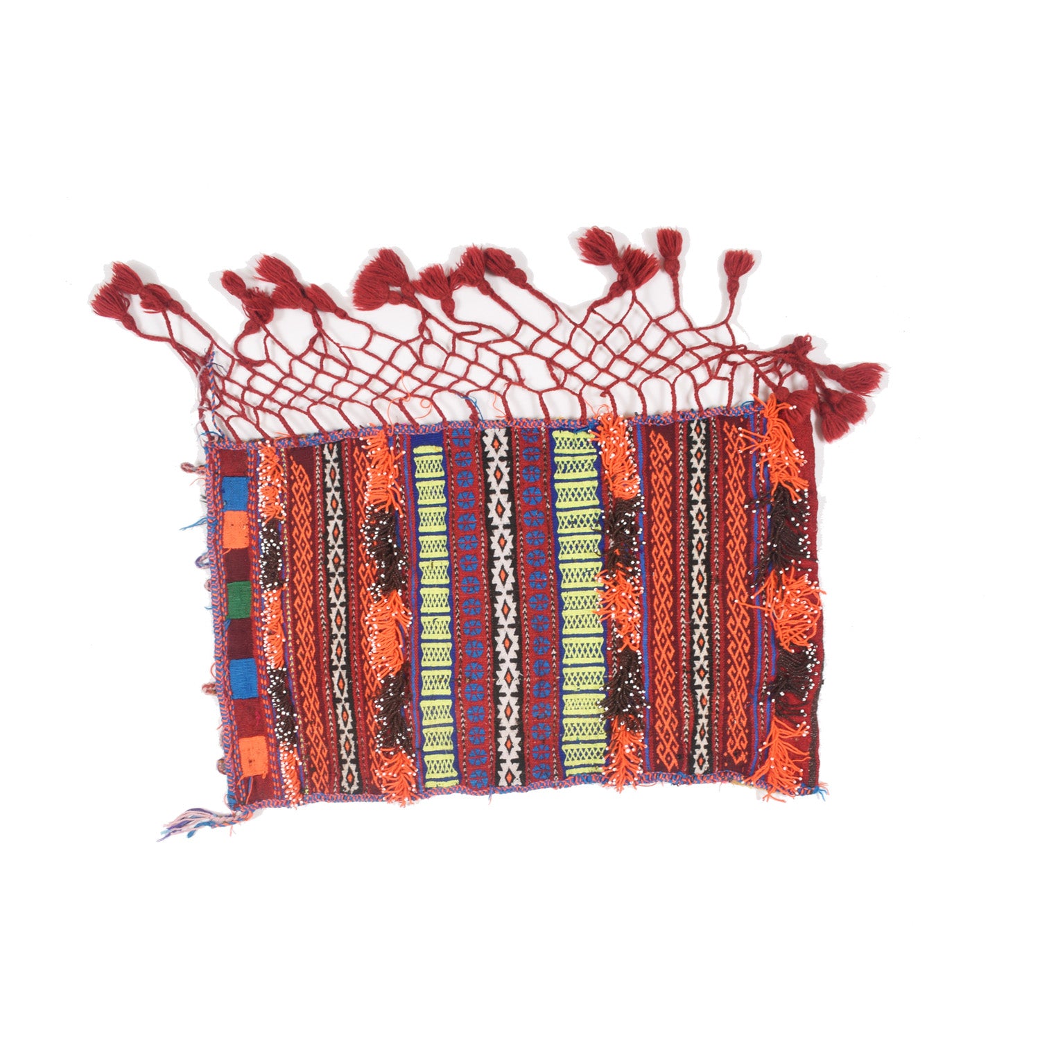 Arabian Style Floor Cushion Kilim 1' 8" x 2' 8" ft / 51 x 82 cm - No. Y12827