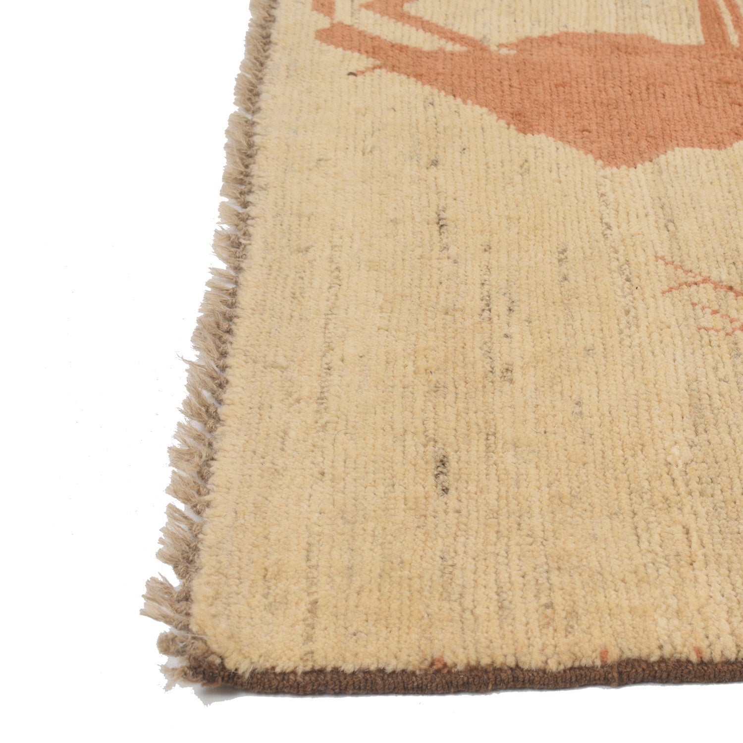 Hand Made Animal Pictorial Area Carpet 2' 8" x 4' 2" ft / 82 x 128 cm - No. Y12923