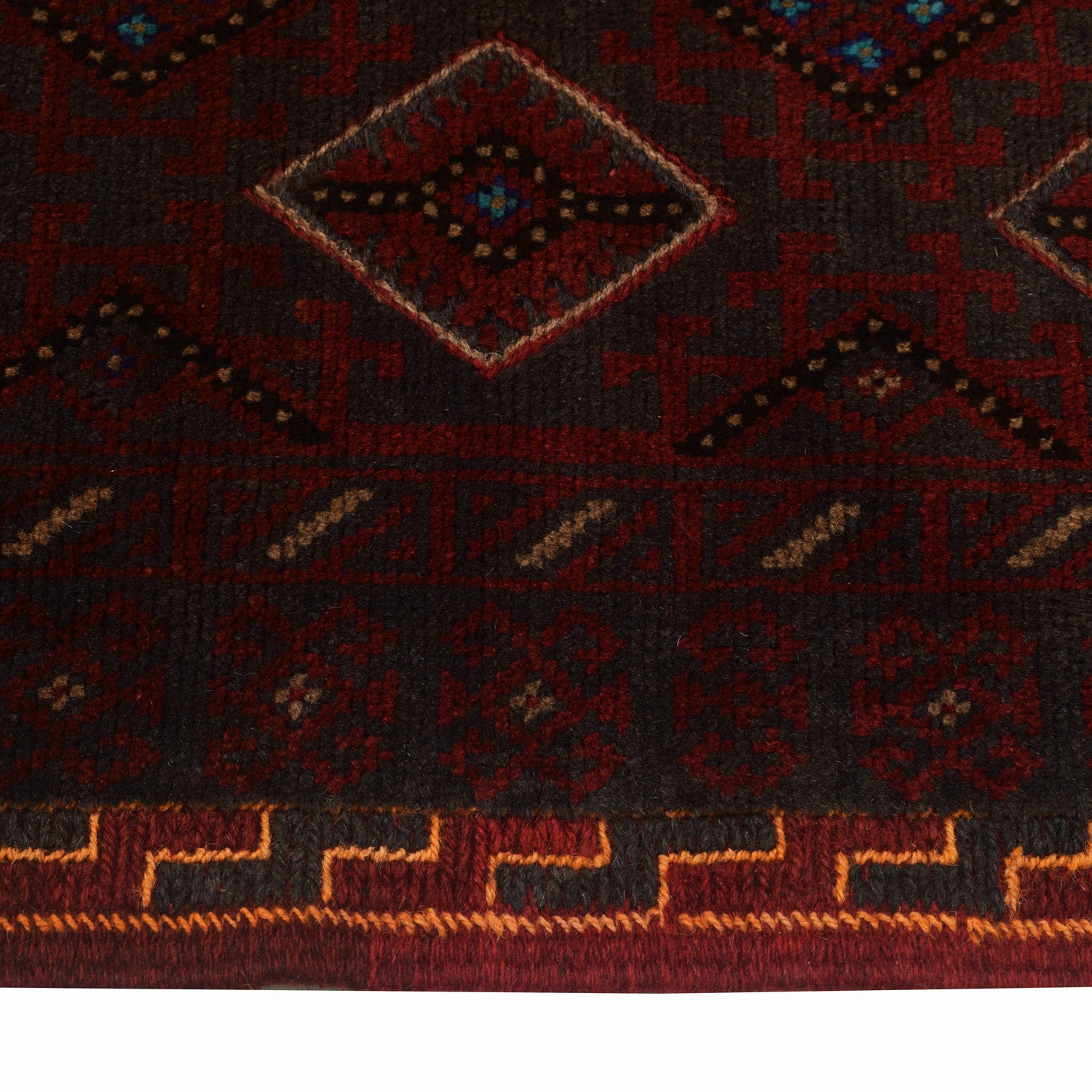 Hand Knotted Mashwani Runner 2' 4" x 11' 4" ft / 72 x 345 cm - No. Y12948
