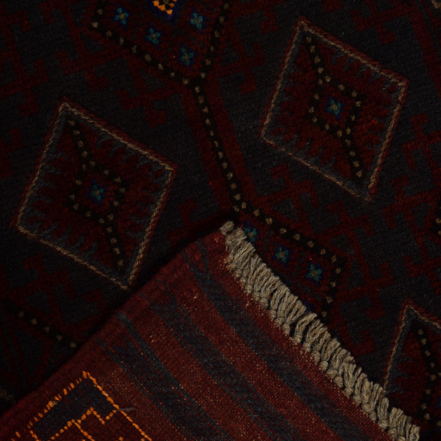 Hand Knotted Mashwani Runner 2' 4" x 11' 4" ft / 72 x 345 cm - No. Y12948