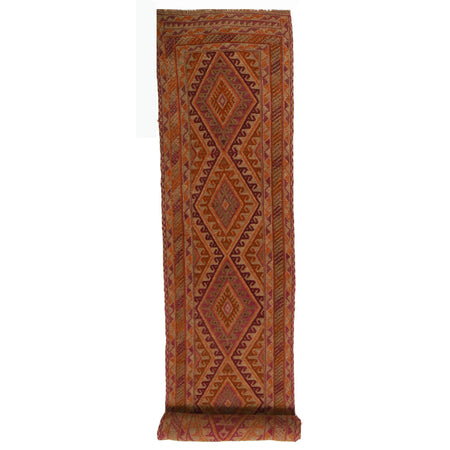 Handmade Mushwani Runner Rug 2' 6" x 13' 1" ft / 76 x 398 cm - No. Y12950