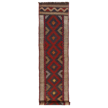 Long Kilim Runner 1' 11" x 9' 7" ft / 58 x 291 cm - No. Y13018
