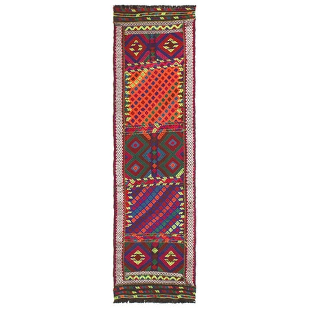 Short Kilim Runner 2' 3" x 8' 5" ft / 68 x 256 cm - No. Y13026