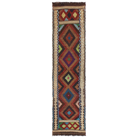 Short Kilim Runner 2' 0" x 9' 1" ft / 61 x 277 cm - No. Y13032