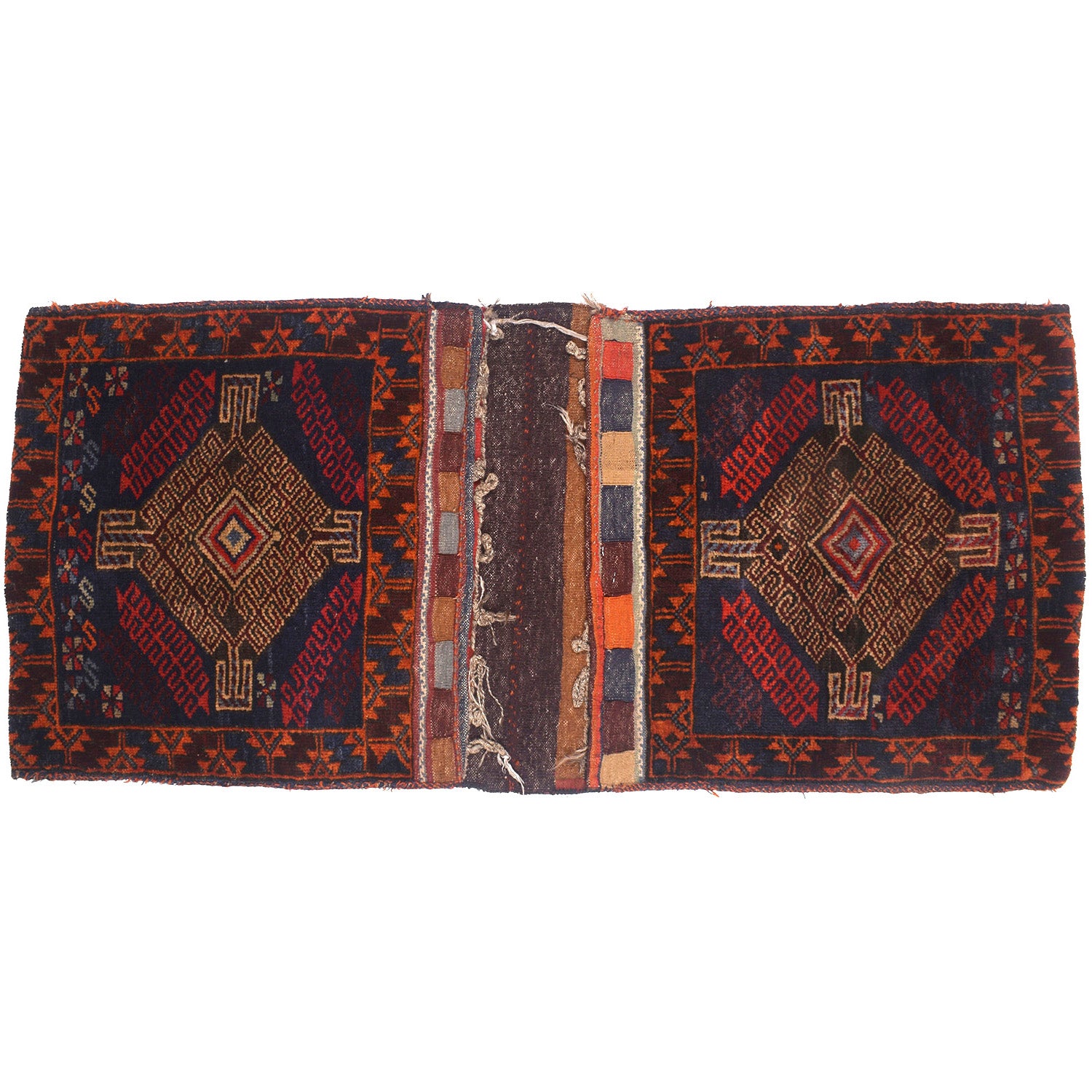 Afghan Baluch Saddle Bag Rug 1' 9" x 4' 9" ft / 54 x 145 cm - No. Y13060