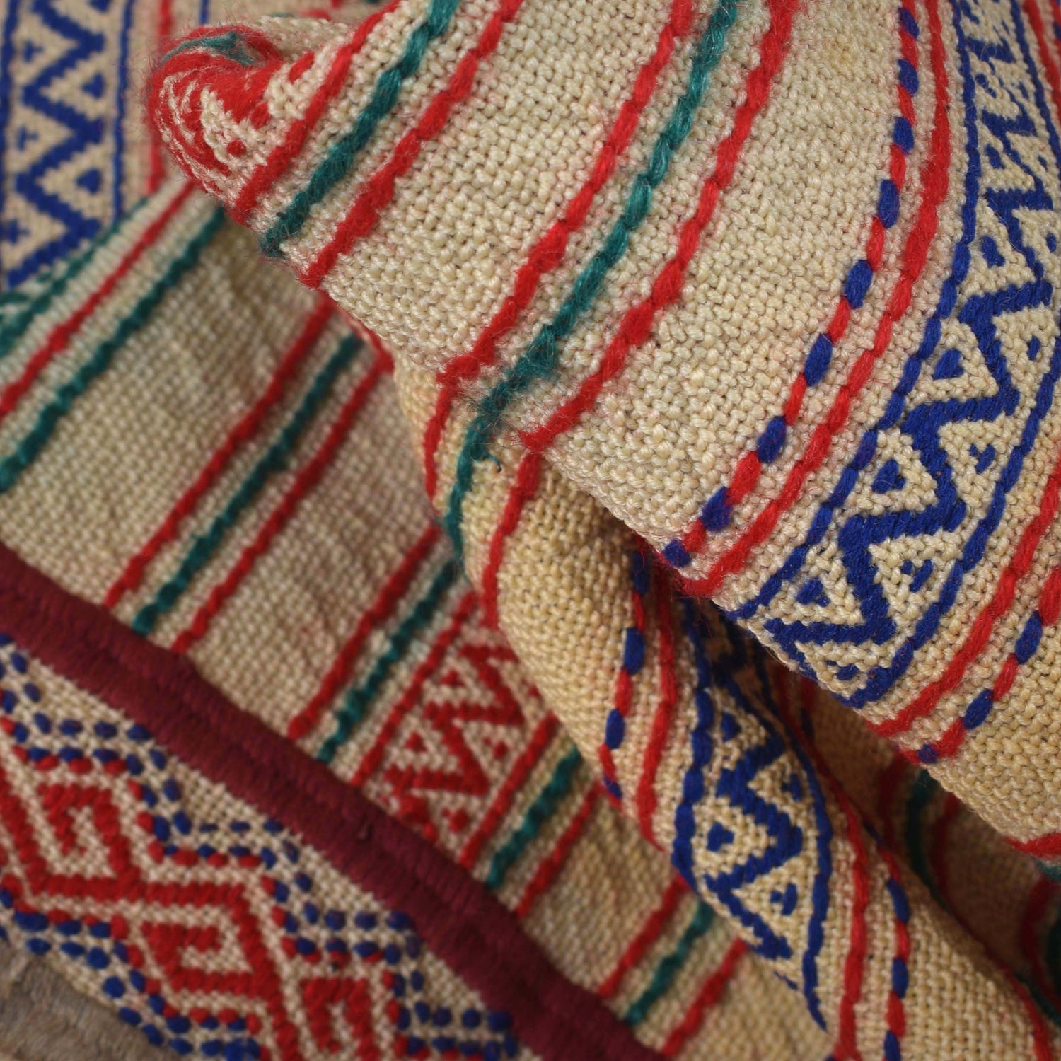 Flatweave Table Sheet Runner 1' 10" x 5' 2" ft / 57 x 157 cm - No. Y13121