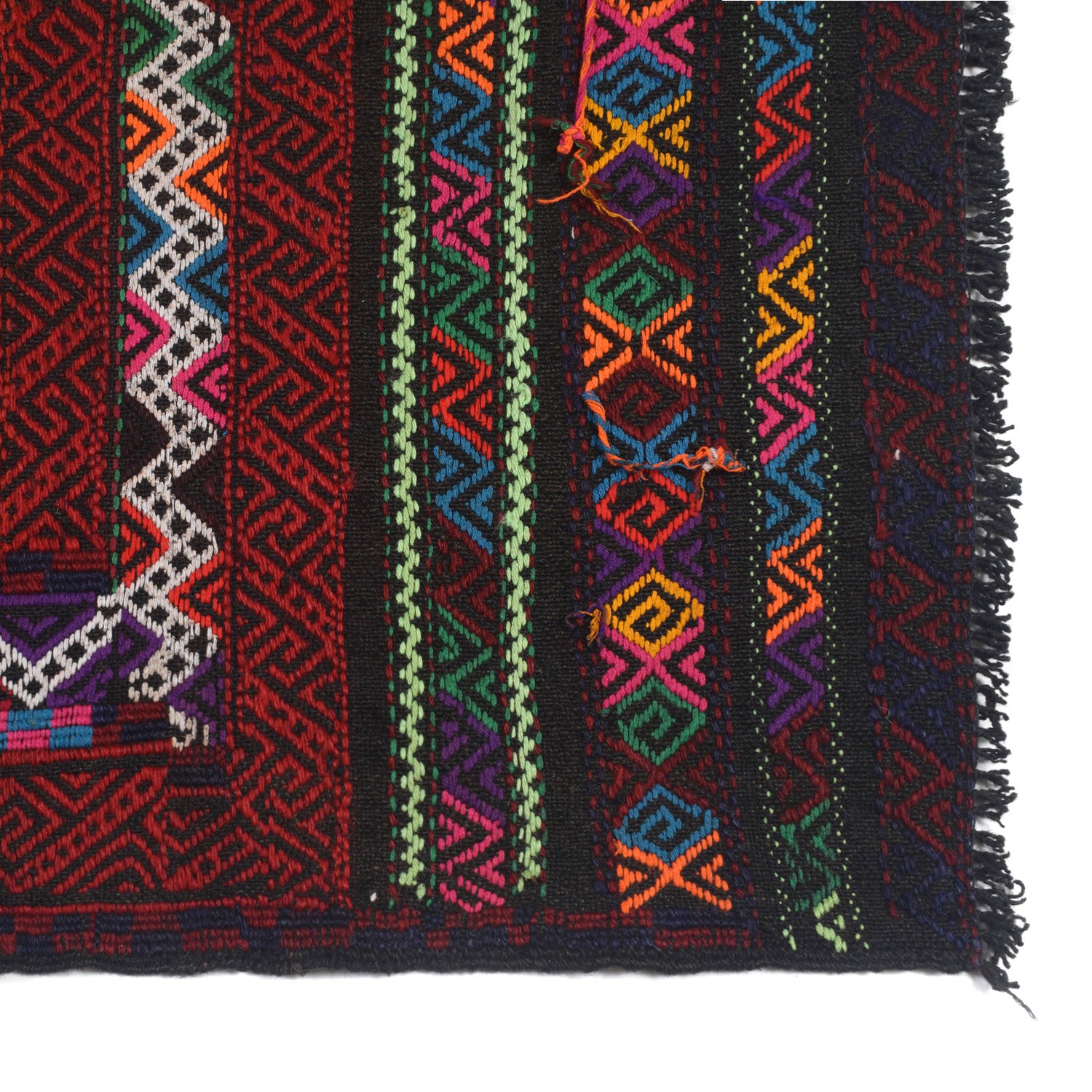 Hand Knotted Suzuni Kelim 4' 5" x 6' 11" ft / 134 x 210 cm - No. Y13142