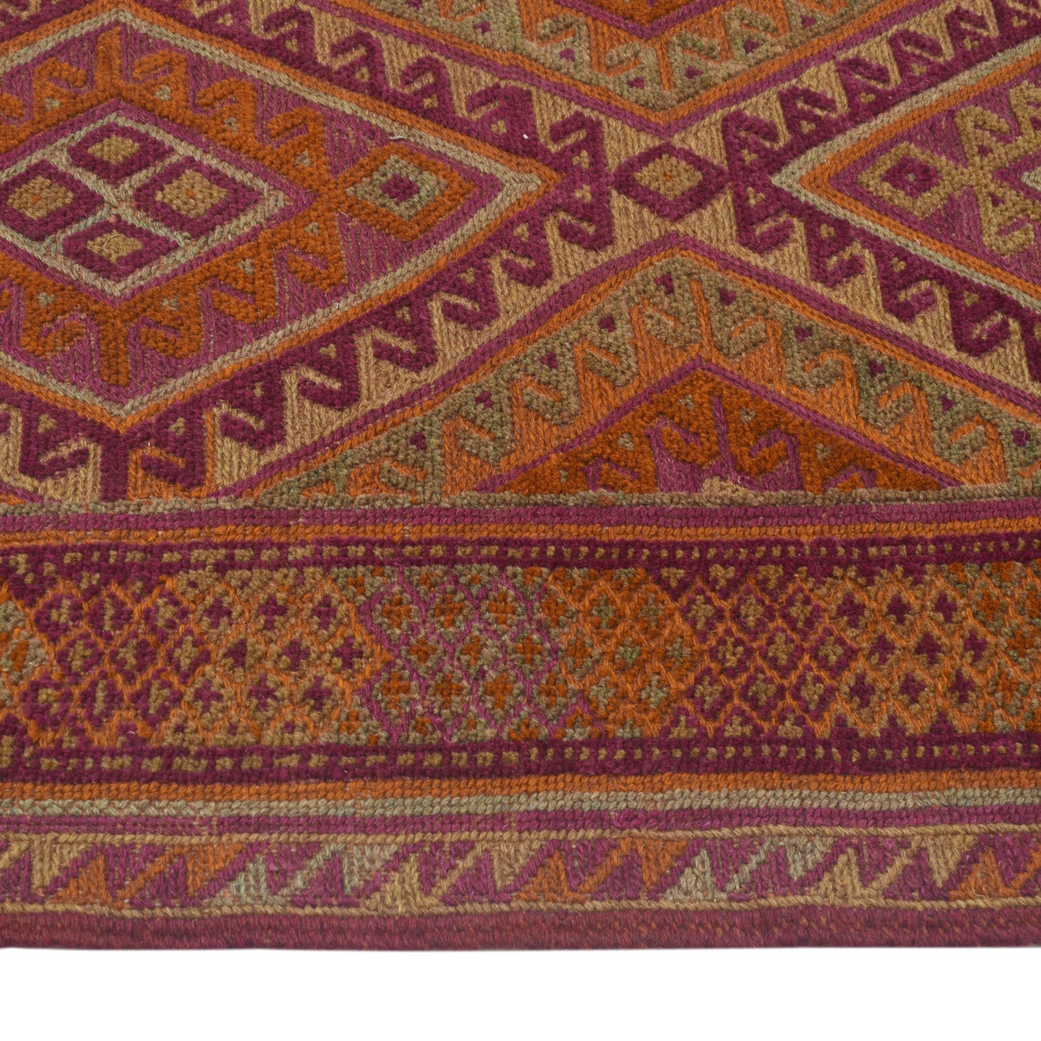Handmade Wool Mushwani Runner 2' 9" x 12' 9" ft / 83 x 388 cm - No. Y13177